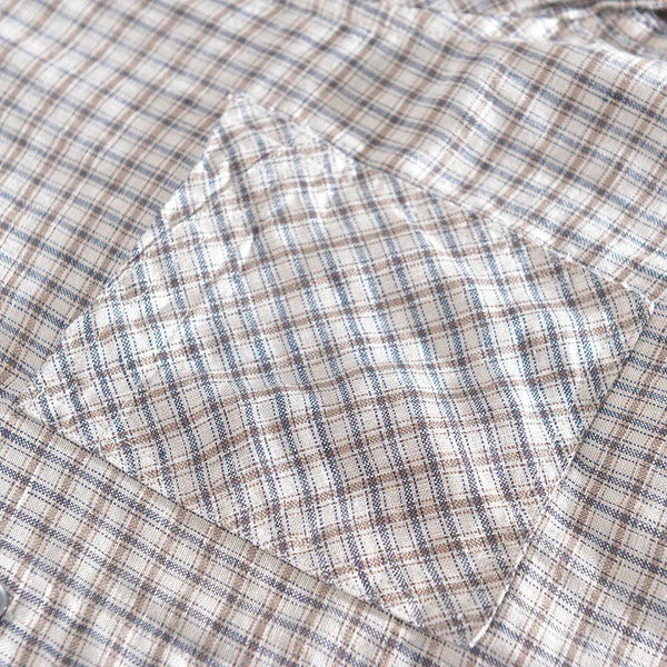Brown Checks Casual Shirt For Men