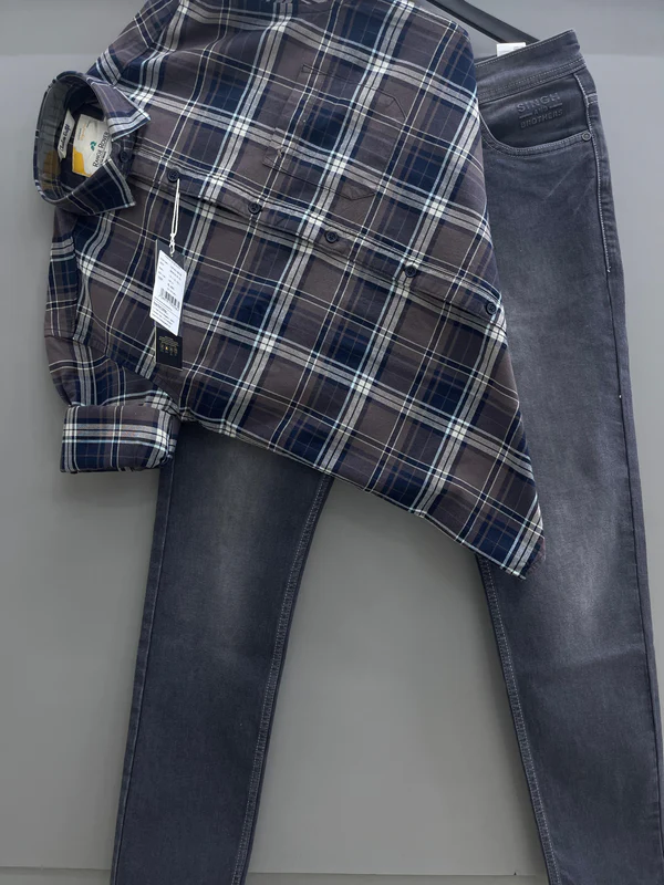Oxford Shirt With Denim Jeans