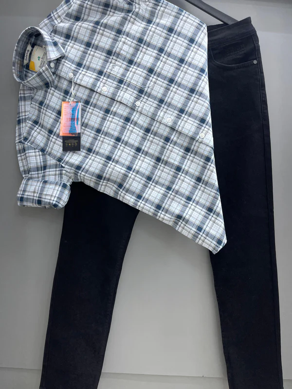 Oxford Shirt With Denim Jeans