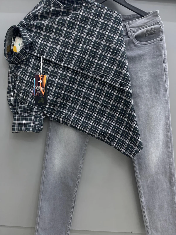 Oxford Shirt With Denim Jeans