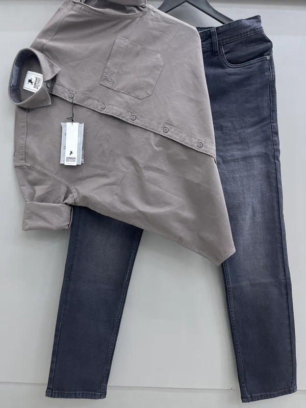 Oxford Shirt With Denim Jeans
