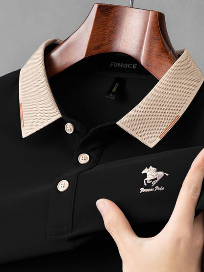 HIGH QUALITY PUFF PRINTING MEN'S POLO T SHIRT