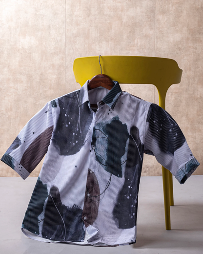 INCOMPARABLE MULTI COLOUR ABSTRACT PRINT SHIRT