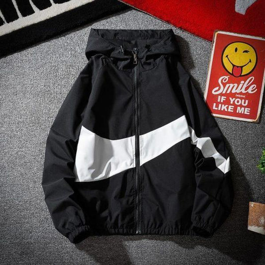 Spring and autumn men’s jackets hip-hop windbreaker