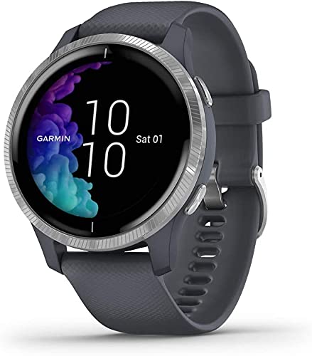 Garmin Venu, Stainless Steel GPS Smartwatch