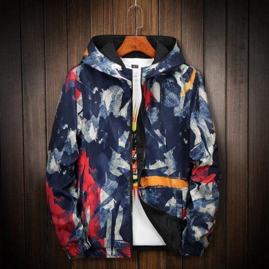 2020 Camouflage Reversible Jacket Men Plus Size