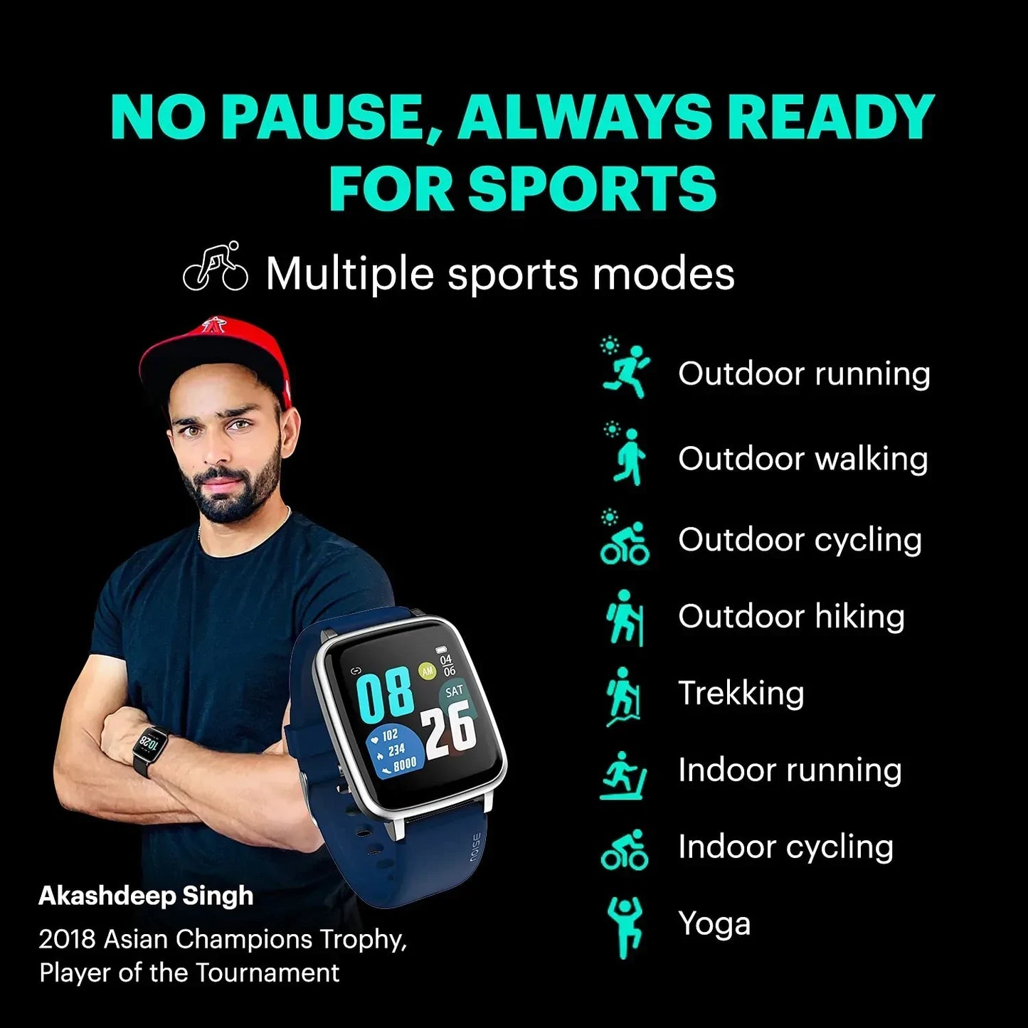 Noise Pulse Smartwatch (Blue)