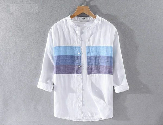 Pure Cotton Linen Stylish Shirt For Men