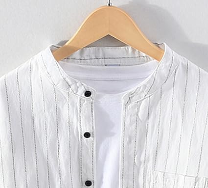 White lining Casual Shirt For Men