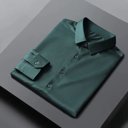 Hunter Green Luxurious Solid Shirt