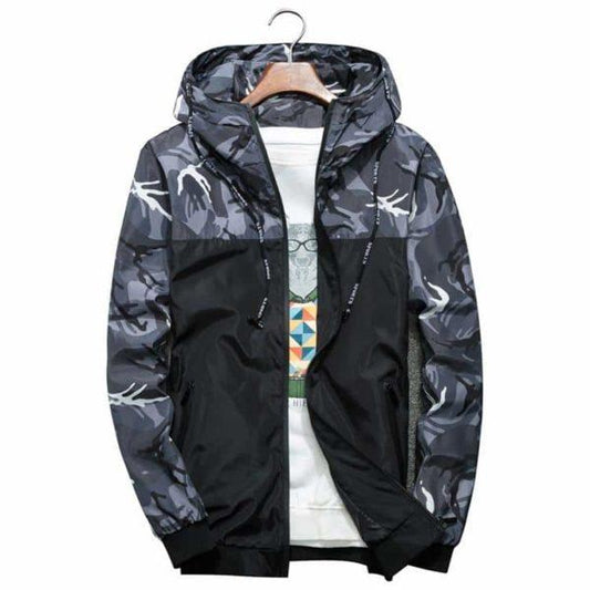 DIMUSI Men’s Jackets Spring Autumn Camouflage