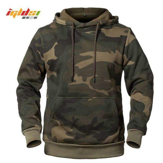 Camouflage Hoodies Men’s Fashion Sweatshirt Male