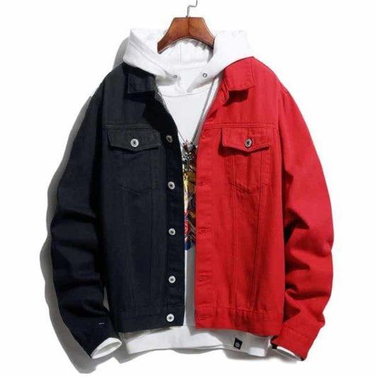 Autumn winter men denim jacket fashion