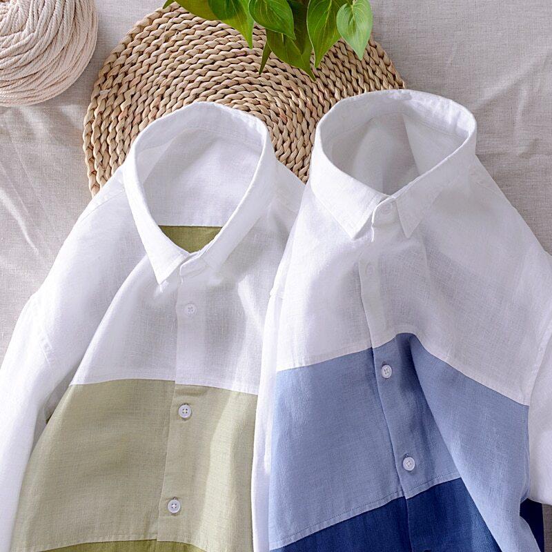 Combo Of 2 Full Sleeve Pure Cotton Stitched Shirt For Men