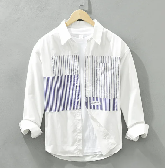 Stylish White Printed Shirt For Men