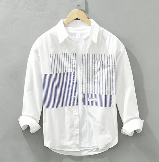 Stylish White Printed Shirt For Men