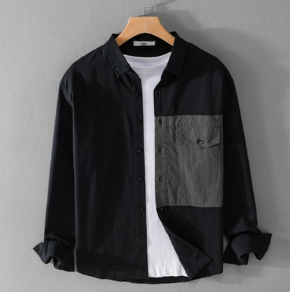 Stylish Black Casual Shirt For Men