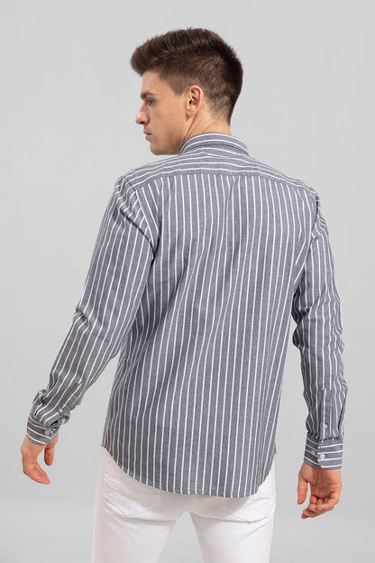 Grey Color Lining Shirt for Men